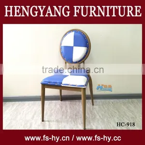 Wholesale Stackable Hotel Round Back Aluminum Banquet Chair thumbnail-5
