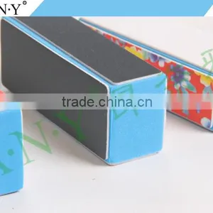 OEM Welcomed Cheap Nail Art Care Flower Printing 4 Side Nail Buffer Polishing thumbnail-5