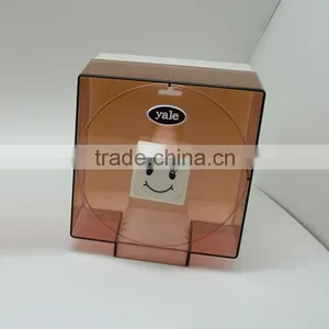 Square Transparent Khaki Toilet Paper Roll Dispensers thumbnail-2