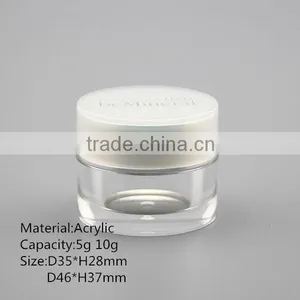 5g Transparent Color Nail Powder Container thumbnail-1