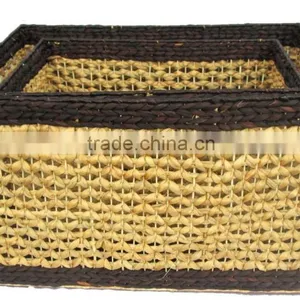 Nice Water Hyacinth Basket thumbnail-6