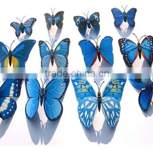 New 3D DIY 12PCS Multi-Color Butterfly Wall Sticker Home Wedding Room Art Decor thumbnail-4