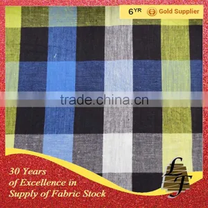 21S- 100% Cotton Yarn Dyed Shirting Stock Fabric(2259) thumbnail-1
