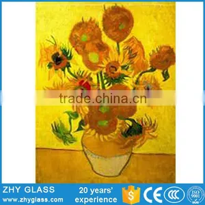 2016 Hot Sale Art Glass Decoration Radha Krishna Glass Painting thumbnail-1