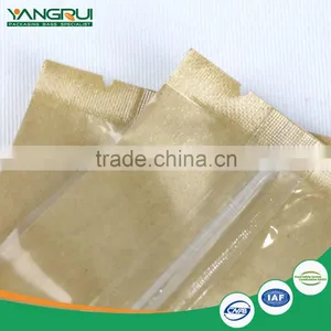 Three Side Sealing Kraft Paper Zipper Bags thumbnail-4
