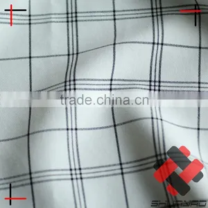 Polyester Cationic Plaid Fabric Not Yarn Dyed for Uniform thumbnail-3