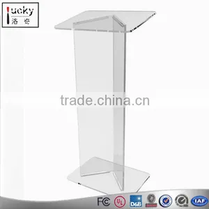 Shenzhen Manufacture Wedding Reception Desk Custom Size Shape Speech Desk/table thumbnail-1
