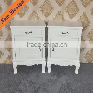 Excellent Design Good Quality Modern Decoration Wood Carved Bedside Table With Drawer thumbnail-5