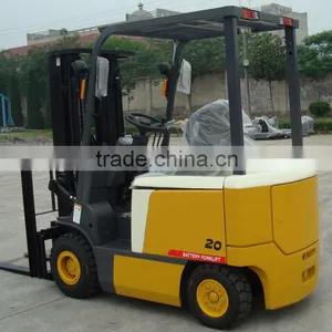 2 Ton Electric Forklift Truck Lifting Height 4m With Full Free Mast thumbnail-1