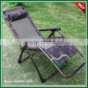 25mm*0.8mm Outdoor Garden Zero Gravity Folding Chair Steel Tube Frame Chair thumbnail-1
