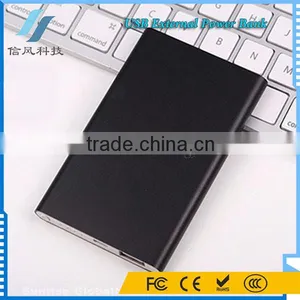 Universal Mobile Power Bank Solar Charger 5000mAh Black thumbnail-1