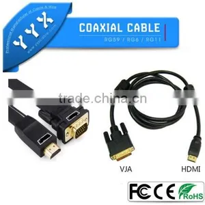 High Quality HDMI Projector PVC 1080HD Cable Black thumbnail-4