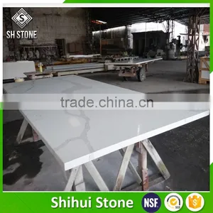 Good Quality Custom Style Calacatta Quartz Big Slabs thumbnail-3