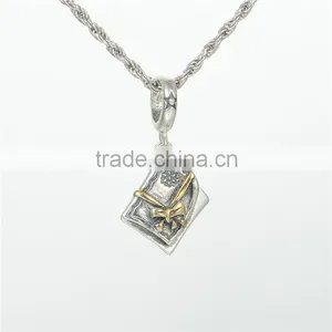 S224 Wholesale 925 Sterling Silver Charm Necklace Jewelry thumbnail-1