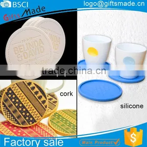 Blank Wooden Cork Drink Coaster,custom Silicone Rubber Coaster,cheap Paper Pvc Beer Coaster With Logo thumbnail-1