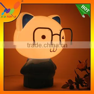 2014 New Style! Factory Directly Sell Table Lamp Promotion Gift, Big Glasses Super Cuddly Bear Night Light / Desk Lamp. thumbnail-1