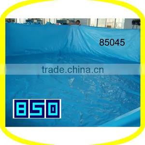 Overlaped 20 Mil Virgin Vinyl Solid Blue Above-ground Swimming Pool Liner thumbnail-1