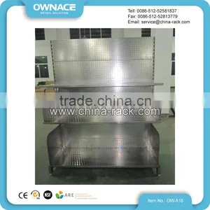 Perforated Back Panel Supermarket Grocery Store Heavy Duty Shelf thumbnail-1