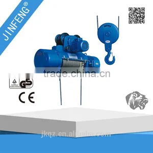 MD1 Type Pickup and Carry Steel Wire Rope Electric Capstan Rope Winch Hoist With Motorised I-beam Trolley thumbnail-1