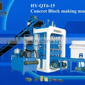 2013 High Competitive QT6-15 Automatic Manual Hollow Block Making Machine,fly Ash Brick Making Machine,cement Block Machine thumbnail-1
