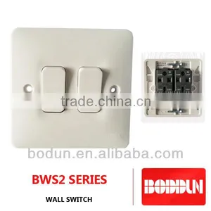 BWS2 NEW MODEL 2 GANG WALL SWITCH thumbnail-1