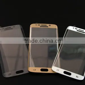 Wholesale AAA Quality 0.26mm HD Clear 2.5D 9H Hardness Tempered Glass Screen Protector for Samsung Galaxy S6 Edge thumbnail-1