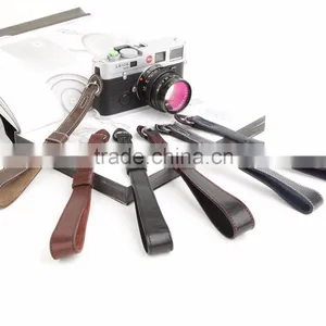 Short Leather Camera Hand Strap thumbnail-3