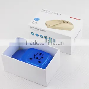 2016 Hot Selling UK EU Travel Adapter With Universal Female Socket thumbnail-4