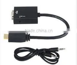 SIPU High Speed Converter Hdmi Vga Cable With Audio Cable for Computer / DVD thumbnail-1