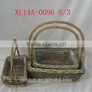Beautiful Wood Chip Basket thumbnail-1