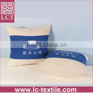 Supply 2015 New Arrival Two Tone Color Design Super Soft Suede Car Cushion With Branding Embroidery for Promotion(LCTP0079) thumbnail-3