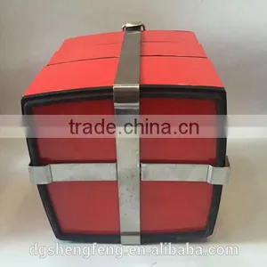 Vintage Insulated Melamine Stainless Steel Tiffin Bento Box Tiered Stacked Lunch Box Container thumbnail-5