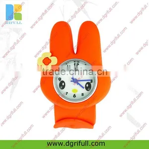Rabbit Ear Silicone Kids Slap Watches thumbnail-1