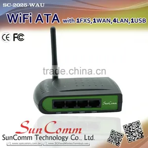 SC-2025-WAU Mini USB WiFi Voip ATA Support 802.11n, up to 150Mps thumbnail-1