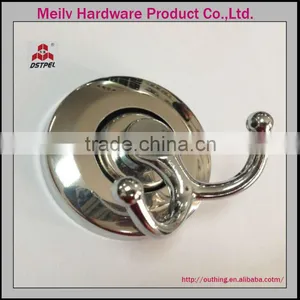 2016-2017 High Quality Zinc Alloy Chrome Bathroom Accessory Hooks thumbnail-1