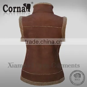 New Design Warm Fleece Vest Formal Waistcoat for Women thumbnail-3