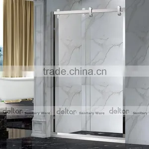 Silvery Frame Tempered Glass Shower Door Shower Cabin Price Tempered Glass Cost per Square Foot / Shower Enclosure Cubicle thumbnail-2