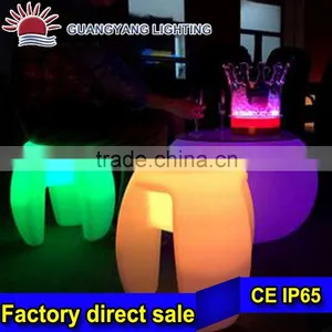 Hot Selling Bright Colored Led Small Seat Bar Chair thumbnail-1
