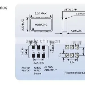 5x3.2mm SMD Voltage Controlled Oscillator(3.3V)-Metering thumbnail-2