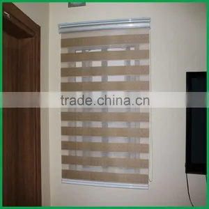 Best Selling Natural Look Custom Zebra Blind Fabric and Zebra Blind thumbnail-4