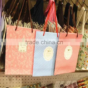 2016 New Custom Plastic Lined Paper Shopping Bags With Handles thumbnail-1