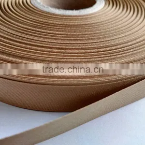 Good Quality and Cheap Full Dull Polyester Woven Satin Ribbon thumbnail-1