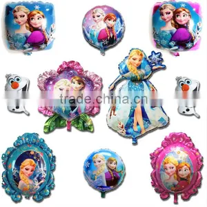 2015 Promotion Cartoon Animals Helium Balloon,16 Inches Printed Balloon, Christmas Day Snowball Frozen Balloon thumbnail-2
