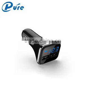 Universal Double Speed Fast Charge Output DC 5V 4.8A USB Charger Portable Dual Port Micro Car Charger thumbnail-4