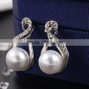 Small Order China Wholesale Necklace With Pearl Earring Gold 3pcs Jewelry Set Korean thumbnail-4