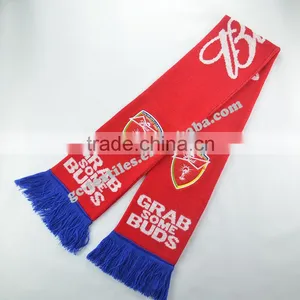 China Manufacturer Hot New Product for 2015 Fashion World Cup Acrylic Football Fans Scarf thumbnail-3