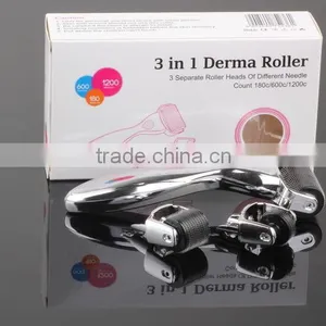 Popular 3 in 1 Derma Roller With 180 / 600/ 1200 Needles (CE Approval) thumbnail-2