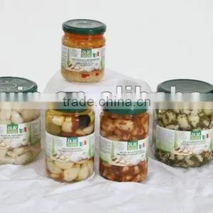 Garlic Cloves In Brine In Glass Jar thumbnail-1