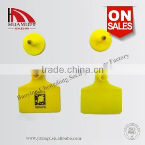 TPU Ear Tag for Calf in Yellow 60*56 mm thumbnail-5