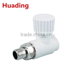 Ppr Fitting,180 Degree Radiator Stop Valve,male Threaded thumbnail-1